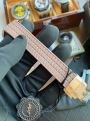 PPF most beautiful bean paste color high imitation rose gold diamond Patek Philippe AQUANAUT women's watch 5072R-001 watch