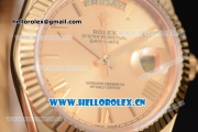 Rolex Day Date II Swiss ETA 2836 Automatic Yellow Gold Case/Bracelet with Yellow Gold Dial and Roman Numeral Markers (BP)