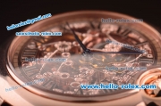 Cartier Ballon Bleu De Automatic Steel Case with Skeleton Dial and Roman Markers