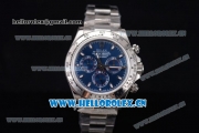 Rolex Cosmograph Daytona 2016 Baselworld Swiss Valjoux 7750 Automatic Stainless Steel Case/Bracelet with Blue Dial and Stick Markers - 1:1 Original (J12)