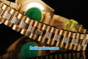 Rolex Datejust ETA 2671 Movement with Diamond Bezel and Dial Full Gold