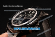 BlancPain Fifty Fathoms Automatique 2824 Auto PVD Case with Black Dial and Black Nylon Strap - 1:1 Origianl (ZF)