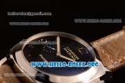 Panerai Luminor Marina 1950 3 Days Automatic Asia Automatic Steel Case with Black Dial and Brown Leather Strap PAM00359