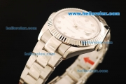 Rolex Datejust II Rolex 3135 Automatic Movement Full Steel with Silver Dial and Diamond Markers