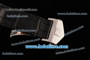 Tag Heuer Mikrograph Chrono Miyota OS10 Quartz Steel Case with White Markers and Black/Grey Dial