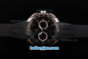 Tag Heuer Mercedes-Benz SLR Calibre 17 Swiss Valjoux 7750 Automatic Movement Black Bezel with Black Dial and Silver Stick Markers