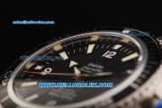 Omega Seamaster Swiss ETA Automatic Movement ETA Case with Black Dial and SSband