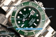 Rolex Submariner Swiss ETA 2836 Automatic Steel Case with Green Dial and Ceramic Bezel - 1:1 Original