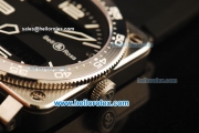 Bell & Ross Aviation BR 03 Original Quartz Movement Steel Case with Black Dial and Black Rubber Strap-1:1 Original