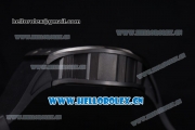 Richard Mille RM 038 Miyota 9015 Automatic PVD Case with Skeleton Dial Dot Markers and Black Rubber Strap