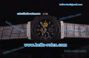 Hublot Big Bang Nastie Swiss Valjoux 7750 Automatic Movement PVD Case with Black Dial