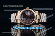 Rolex Day-Date Swiss ETA 2836 Automatic 18K Rose Gold Case with Rose Gold Dial Diamonds Markers and 18K Rose Gold Bracelet (BP)
