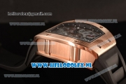 Richard Mille RM 018 Tourbillon Hommage a Boucheron Rose Gold Case 9015 Auto with Skeleton Dial and Black Rubber Strap