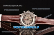 Breitling Bentley Barnato Racing Chrono Miyota OS20 Quartz Steel Case with Silver Dial Diamonds Bezel and Stick Markers