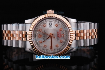 Rolex Datejust Automatic 2008 Grey Dial with Diamond Marking