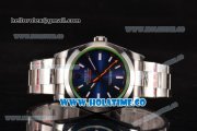 Rolex Milgauss Swiss ETA 2836 Automatic Steel Case with Blue Dial and White Stick Markers - 1:1 Original (JF)