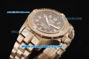 Breitling Avenger Seawolf Swiss ETA 2836 Automatic Movement Titanium Case with Black Dial and White Markers