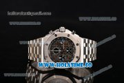Audemars Piguet Royal Oak Offshore Grey Themes Chrono Swiss Valjoux 7750 Automatic Steel Case/Bracelet with Grey Dial and Arabic Numeral Markers (NOOB) Audemars Piguet Royal Oak Offshore Grey Themes Chrono Swiss Valjoux 7750 Automatic Steel Case/Bracelet with Grey Dial and Arabic Numeral Markers (NOOB)