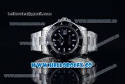 Rolex Sea-Dweller Swiss ETA 2836/Super Swiss ETA 2836/Rolex 3235 Automatic Steel Case/Bracelet with Black Dial White Dot Markers - 1:1 Original (BP)