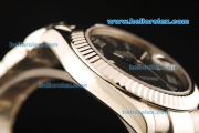 Rolex Datejust II Swiss ETA 2836 Automatic Movement Full Steel with Black Dial and White Roman Numerals