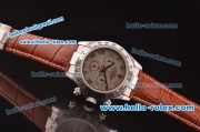 Rolex Daytona Swiss Valjoux 7750 Automatic Movement Steel Case with Grey Dial and Roman Numeral Markers