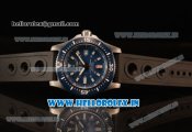 Breitling SuperOcean 2824 Auto Steel Case with Blue Dial and Black Rubber Strap - 1:1 Origianl (GF)