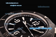 Jaeger LeCoultre Master Compressor Diving Navy Seals Swiss ETA 2836 Automatic Steel Case PVD Bracelet Black Dial with Stick/Numeral Markers