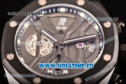 Audemars Piguet Royal Oak Offshore Chrono Miyota Quartz PVD Case with PVD Bezel and Grey Dial