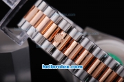 Rolex Datejust Automatic Rose Gold Bezel with Stick Marking and Rose Gold Dial