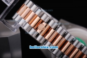 Rolex Datejust Automatic Rose Gold Bezel with Stick Marking and Rose Gold Dial