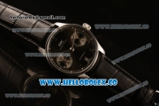 IWC Portuguese Automatic Clone IWC 52010 Automatic Steel Case with Gray Dial and Black Leather Strap - (AAAF)