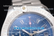 Breitling Avenger Seawolf Chrono Miyota OS10 Quartz Stainless Steel Case/Bracelet with Blue Dial and Stick Markers