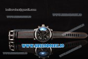 MontBlanc TimeWalker Asia Automatic Steel Case with Black Dial and Stick/Arabic Numeral Markers