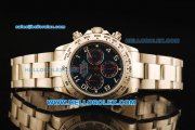 Rolex Daytona Chronograph Swiss ETA 7750 Automatic Movement with Blue Dial and White Numeral Markers