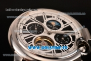 Cartier Ballon Bleu De Tourbillon Asia Automatic Steel Case with Black Dial and Roman Numeral Markers