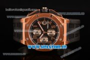 Audemars Piguet Royal Oak Offshore Clone AP Calibre 3126 Automatic Rose Gold with Arabic Numeral Markers and Black Dial (EF)