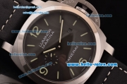 Panerai Luminor Marina 1950 3 Days PAM 00392 Automatic Steel Case with Black Dial and Black Leather Strap