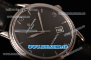 Vacheron Constantin Patrimony Miyota 9015 Automatic Steel Case with Black Dial and Silver Arabic Numeral/Stick Markers