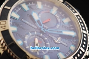 Ulysse Nardin Hammerhead Shark Limited Edition Automatic Movement Steel Case with Blue Dial and Rubber Strap