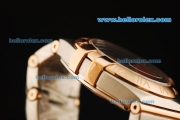 Omega Constellation Swiss ETA Quartz Movement Rose Gold Bezel with Diamond Markers and Two Tone Strap - Lady Model