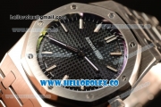 Audemars Piguet Royal Oak 41mm Clone AP 3120 All Steel Black Dial 15400ST.OO.1220ST.01