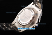 Rolex Sea-Dweller Swiss ETA 2836 Automatic Movement Full Steel with White Markers and Black Dial-Black Bezel