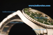 Rolex Submariner Swiss ETA 2836 Automatic Movement Steel Case with Green Dial and Green Cermaic Bezel