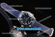 Omega Planet Ocean Clone 8500 Automatic Steel Case with Blue Dial and White Stick Markers (EF)