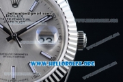 Rolex Datejust II Swiss ETA 2836 Automatic Steel Case with Sliver Dial Stick Markers and Stainless Steel Bracelet (BP)