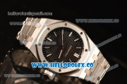 Audemars Piguet Royal Oak 41mm Clone AP 3120 All Steel Black Dial 15400ST.OO.1220ST.01