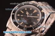 Rolex Sea-Dweller Submariner 2000 Swiss ETA 2836 Automatic Full Steel with Yellow Markers-ETA Coating
