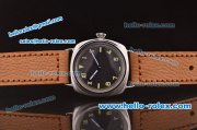 Panerai Radiomir 1936 Special Edition 2006 Edition PAM00249 Swiss ETA 6497 Manual Winding Steel Case with Black Dial and Brown Leather Strap
