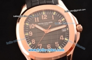 Patek Philippe Aquanaut 4813 Automatic Rose Gold Case with Brown Dial and Black Rubber Strap