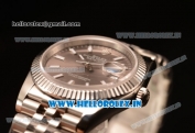 Rolex Datejust 37mm Swiss ETA 2836 Automatic Steel Case with Jubilee Steel Bezel Grey Dial Steel Strap